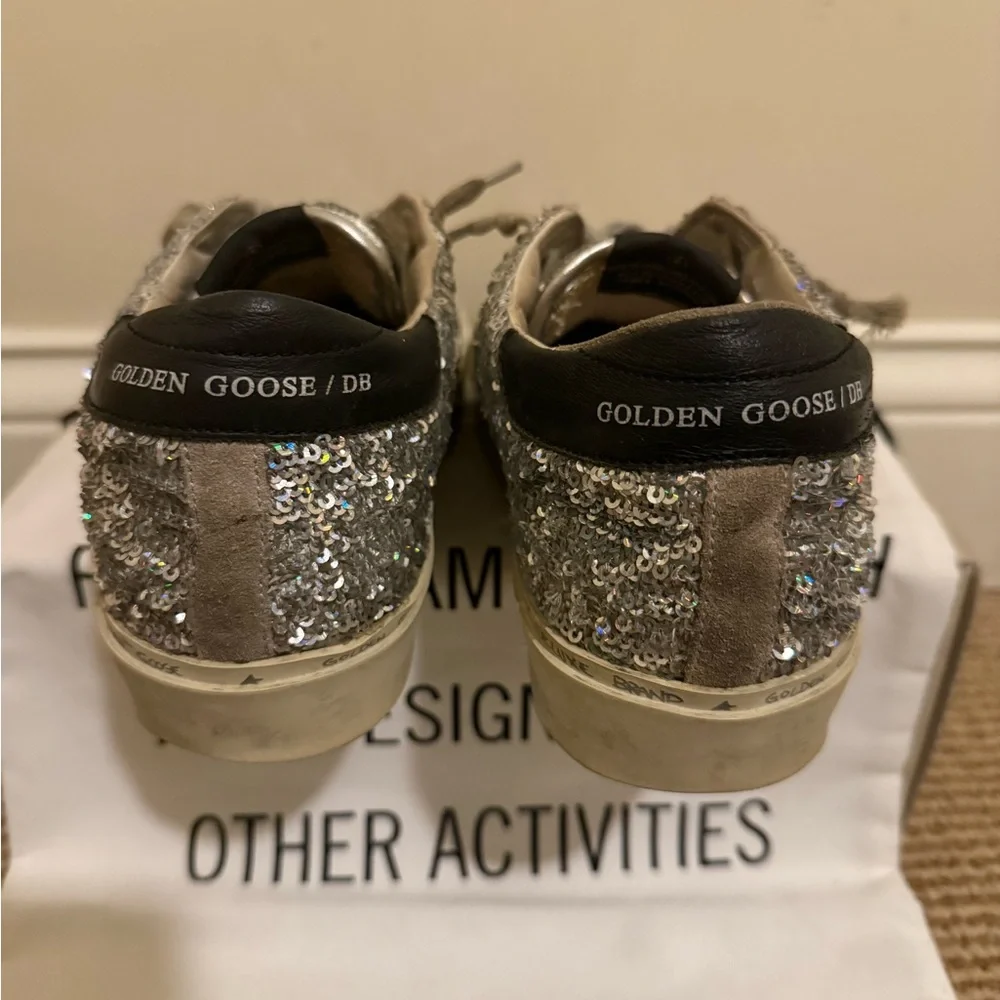 Golden Goose Sequin Size 38 Hi Star - Picture 5 of 6